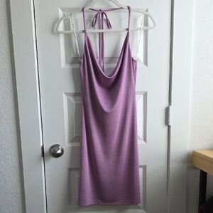 Lavender Halter Dress Medium #46